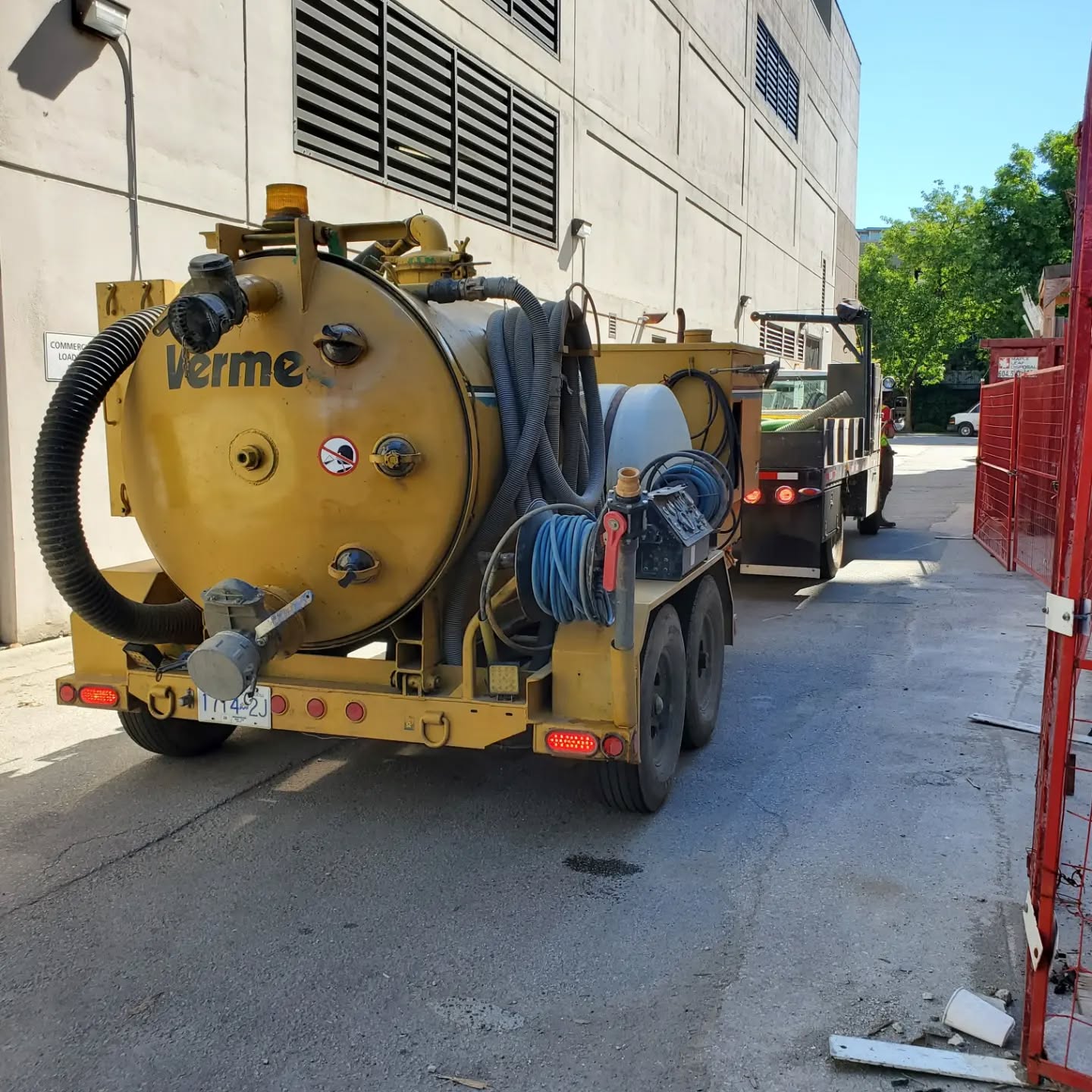 Clearset Underground parkade pump chamber sediment removal