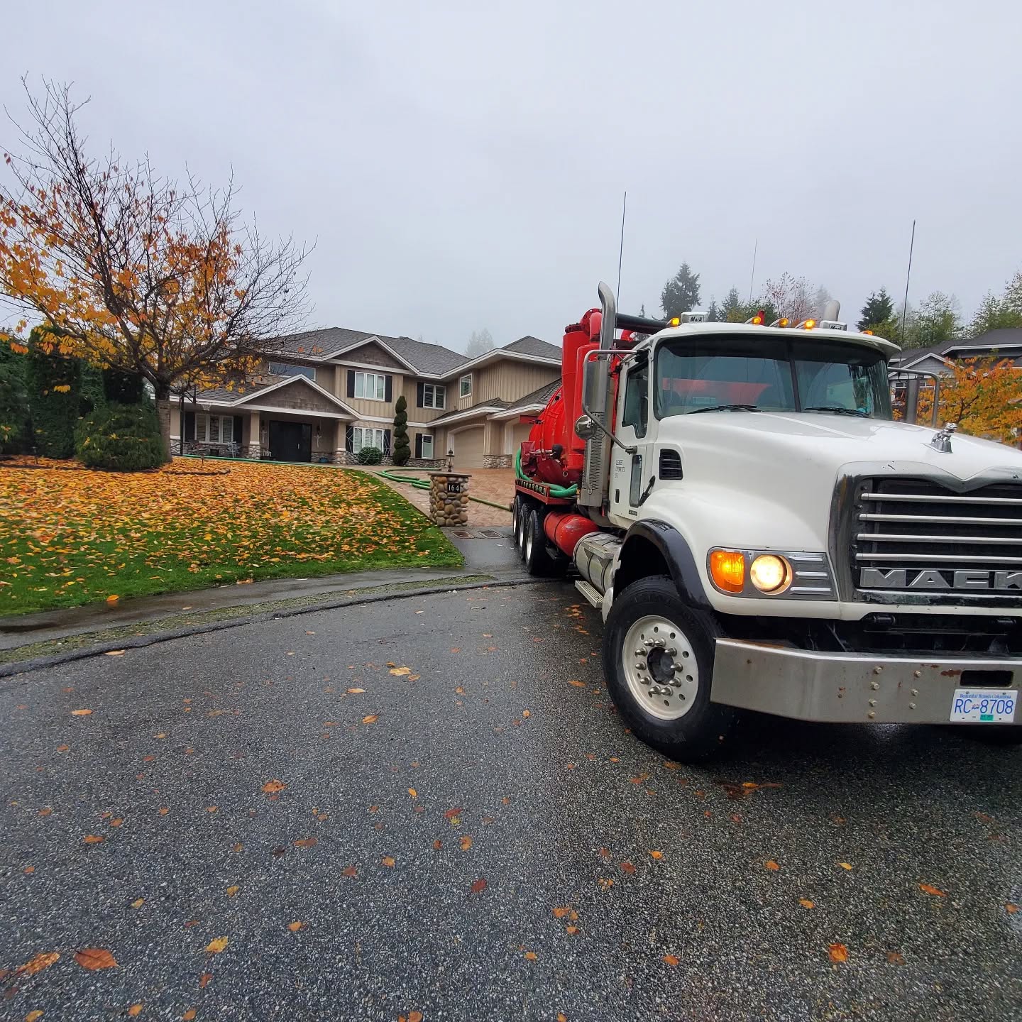 Clearset lift station pump out and spray down